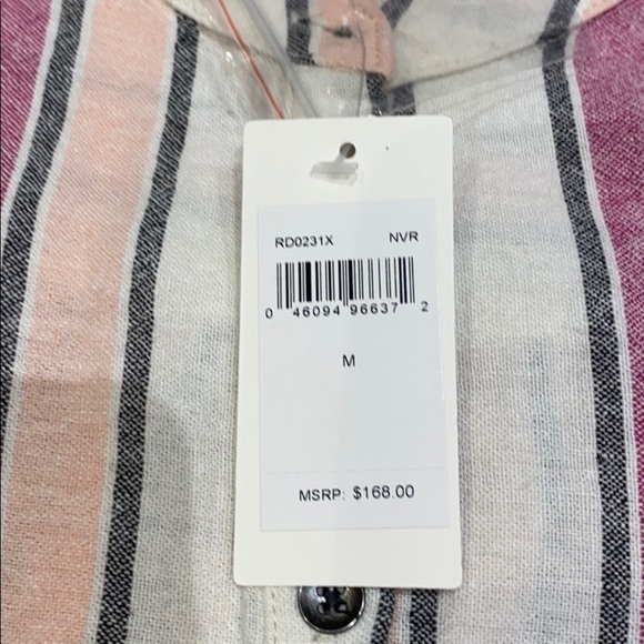 Splendid Linen Button Front Midi Dress NEW - Picture 7 of 9